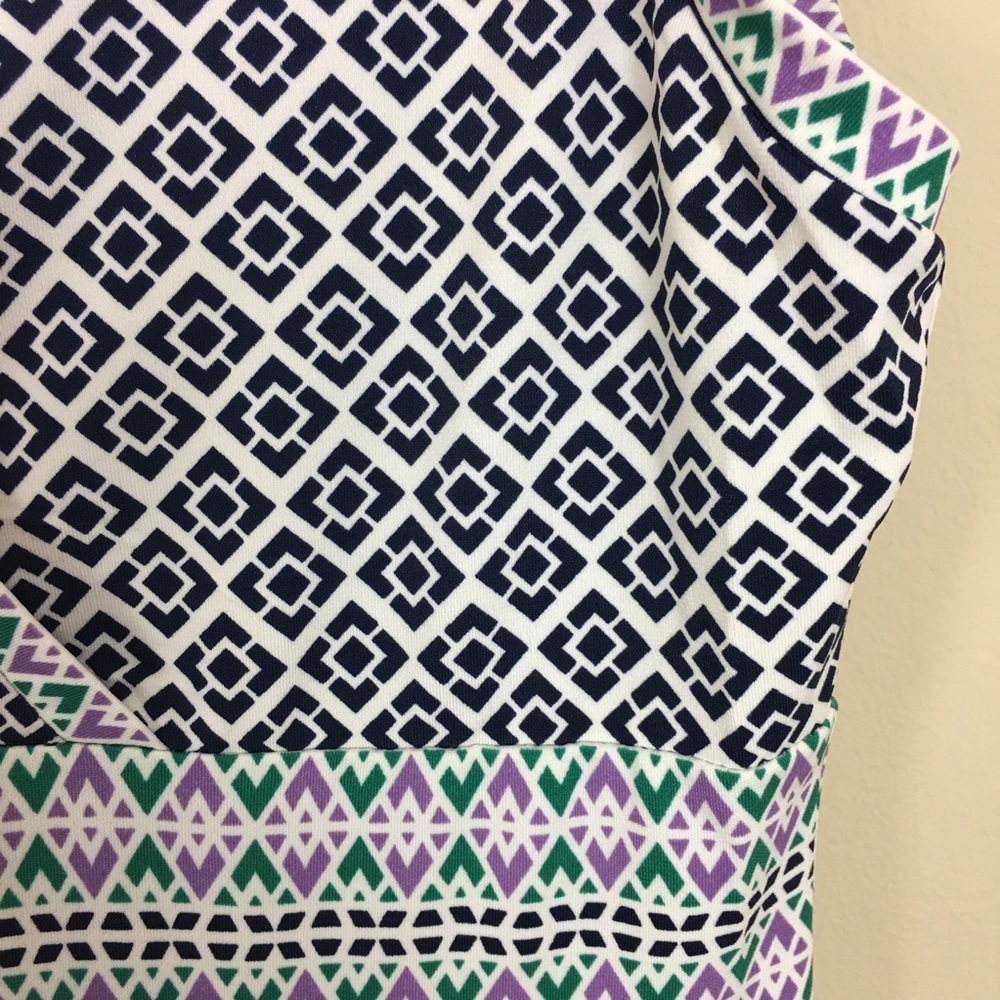 Max Studio Sleeveless Cross Wrap Front Top Dress - Picture 3 of 6